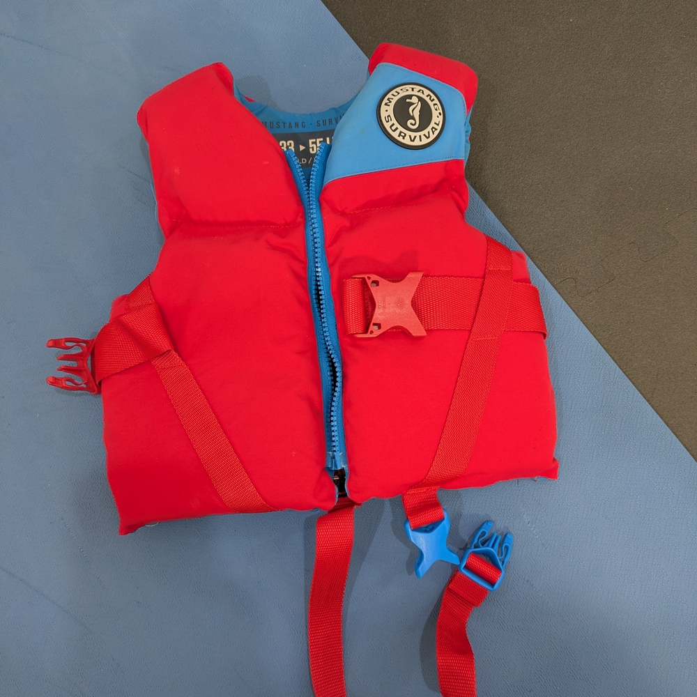 Mustang Survival Kids Life Vest PFD - 33 to 55 Lbs